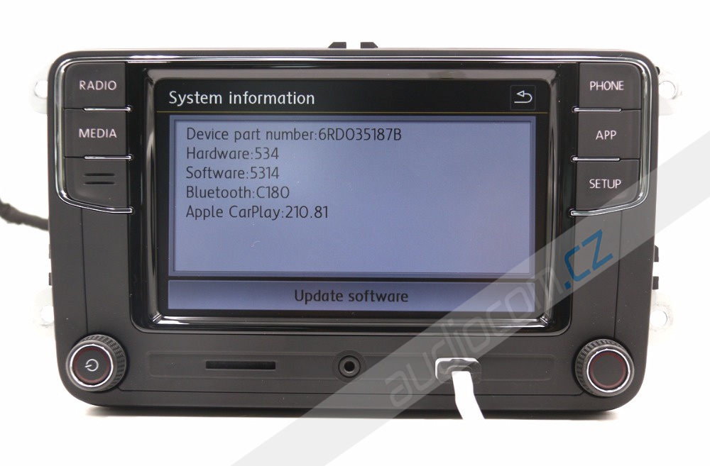 Autorádio VOLKSWAGEN RCD 330 Plus - Apple CarPlay - Volkswagen ...