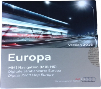 Navigační SD karta AUDI MMI (MIB-HS) - Evropa 2016