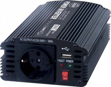 Měnič napětí z 12/230V + USB, 600W