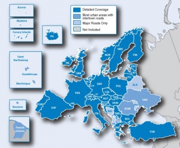 Navigační SD karta KENWOOD Evropa 2021