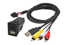 USB + JACK konektor TOYOTA + SUBARU BRZ (2013-&gt;)