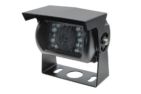 CCD zadní parkovací kamera - univerzální 12 / 24V - černá
