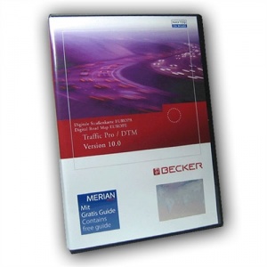 Sada navigačních 5 CD T1000-15612 Traffic Pro / DTM Verze 10.0 - EVROPA - pro Becker