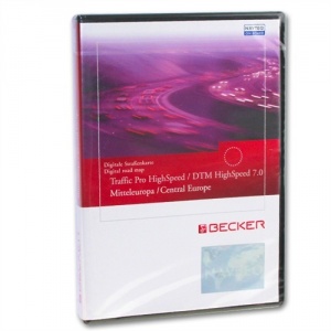 Navigační CD T1000-12341Traffic Pro / DTM High Speed V 7.0- Střední EVROPA - pro Becker