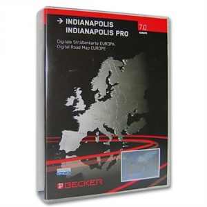 Sada navigačních 5 CD Navteq T1000-16128 - EVROPA pro BECKER Indianapolis Pro 7.0