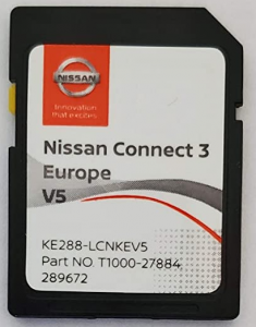 Navigační SD karta NISSAN Connect 3 LCN2 - Evropa 2022