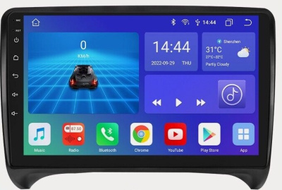 Tovární navigace AUDI TT 9&quot; Android 12 - mapy 2022