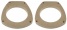 MDF podložky pro reproduktory HONDA CRX, PRELUDE, CIVIC