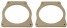 MDF podložky pro reproduktory MITSUBISHI CARISMA