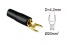 Kabelová vidlička pro kabel 20 mm² - černá